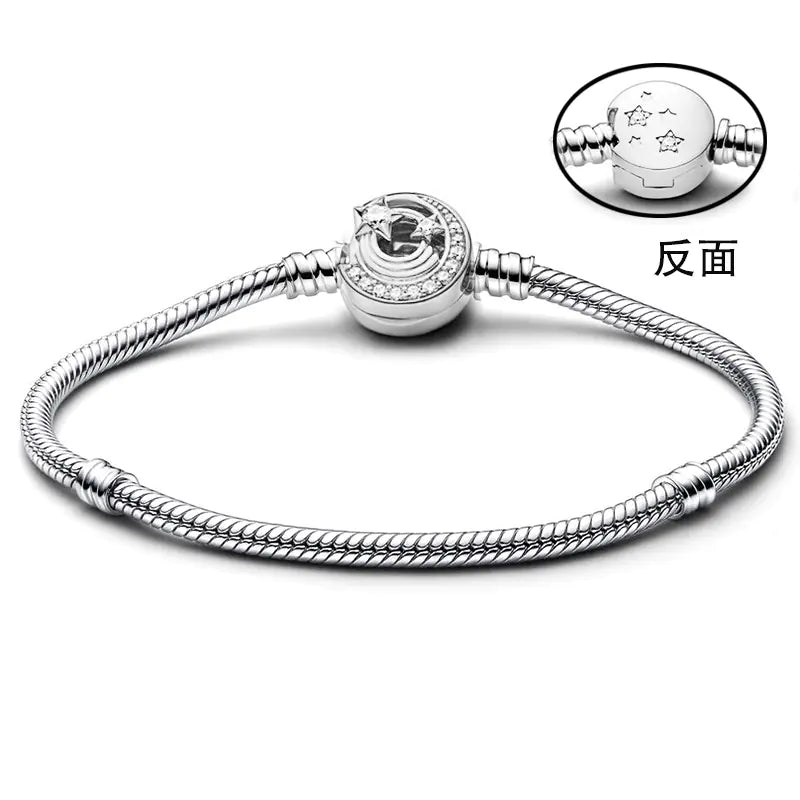 Panjia Dora Crown Zircon Cartoon Snake Bone Bracelet